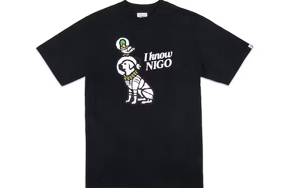Human Made x Billionaire Boys Club I Know Nigo T-Shirt Human Made x Billionaire Boys Club I Know Nigo T-Shirt