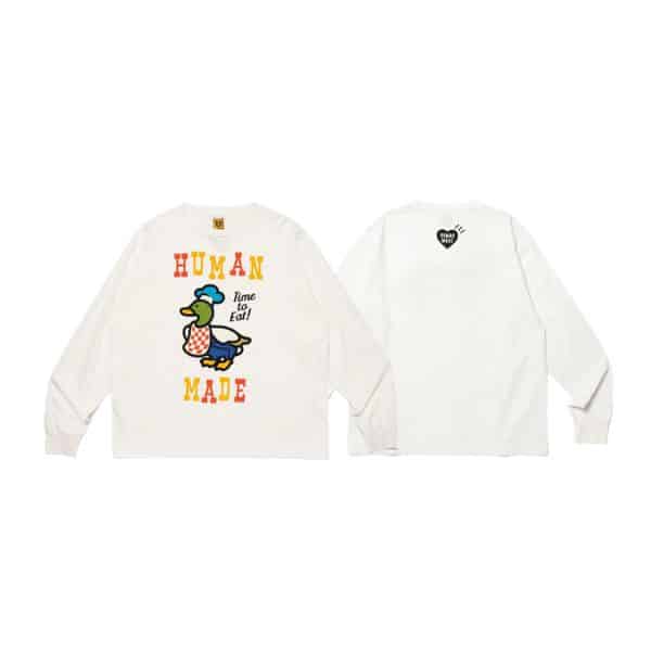 Human Made LS Tee – Duck Chef “Time to Eat!” Edition Human Made LS Tee – Duck Chef “Time to Eat!” Edition